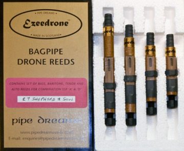 Drone Reeds by Ezee for Shepherd Smallpipe Comb.Set (Set of 4)