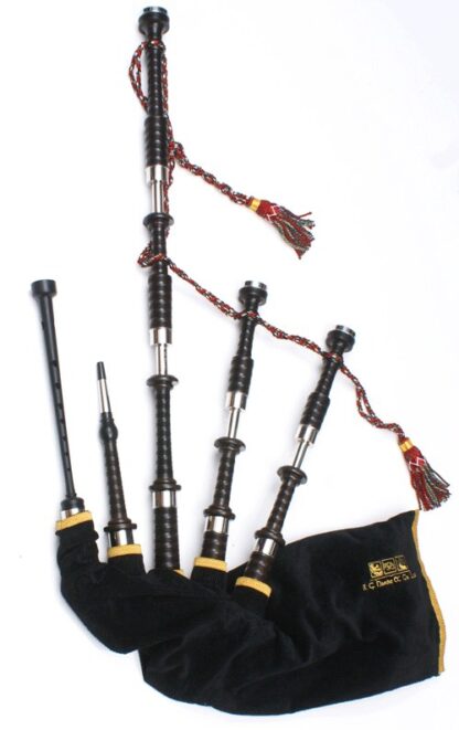 Great Highland Bagpipe - RG Hardie Mod.04AB Beaded Plain Nickel