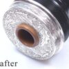 After using R. G. Hardie & Co. Bagpipe Metal Polish and Sealant